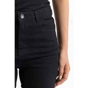 กางเกงยีนส์เดนิมสีดำแฟชั่นเรียบง่าย 231-221-001 B - Product Image 4