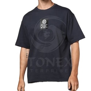 Custom Boxy Tee High Quality Boxy Fit <b>Tshirts</b> Manufacturing DTG LOGO Heavyweight Men T-shirt - Product Image 3