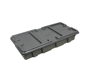 Endosys soakkit medpoly สีดำถาดฆ่าเชื้อโรคด้วยมือพร้อมฝาปิดรับประกัน3ปีสำหรับใช้ในโรงพยาบาลและเครื่องมือผ่าตัด - Product Image 2