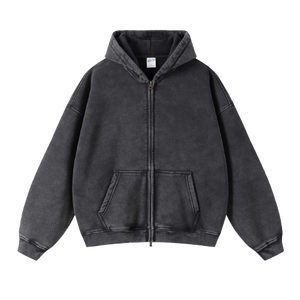 Haute Qualité Street Wear Acid Wash Hoodies Surdimensionné Acide Wash Hoodies Pull Acid Wash Hoodies - Product Image 1