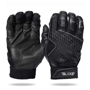 Gants de frappeur de baseball en cuir de haute qualité ELIXE SPORTS, fermeture auto-agrippante droite/gauche, respirants, confortables, durables, personnalisables OEM - Product Image 1