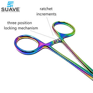 12.7 ซม.หลายสีรุ้งสแตนเลสสตีลคีมผ่าตัดคุณภาพระดับพรีเมียมอัตโนมัติโดย SUAVE เครื่องมือผ่าตัด - Product Image 6