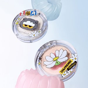 Pour Rom&nd X Zo&Friends : Double illuminateur en gelée, maquillage en poudre pressée et crème de haute qualité avec logo d'étiquetage - Product Image 4