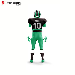 Mejor Nuevo Diseño Personalizado Uniformes de Fútbol Americano Conjunto Transpirable Jersey Pantalones Cortos Adultos Jóvenes Fútbol Americano Jersey Precio - Product Image 2