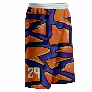 Pantalones Cortos de Baloncesto de Malla Transpirable con Bordado, Sublimados y Personalizados para Hombre, Novedad de Verano - Product Image 4