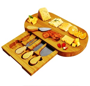 เขียงไม้สี่เหลี่ยมมีที่จับเขียงสีขาวและน้ำตาลแบบสั่งทำได้ - Product Image 2