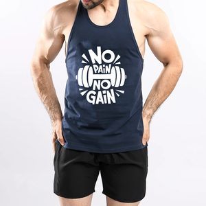 Camiseta sin mangas personalizada para gimnasio y fitness para hombre, ropa informal de alta calidad al por mayor, camisetas transpirables para gimnasio para hombre - Product Image 1
