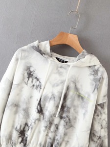 OEM ODM personalizado chándal entrenamiento gimnasio Activewear Tie Dye pantalones de chándal Joggers Sudadera con capucha conjunto para el invierno al por mayor entrenamiento personalizado - Product Image 4