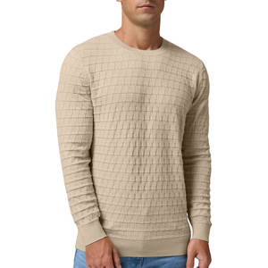 Suéteres de Punto para Hombre al por Mayor, Cuello Redondo, Antipilling, Mezcla de Poliéster/Algodón, Diseño de Moda - Product Image 1