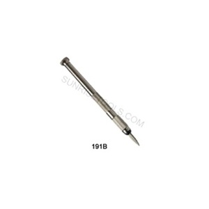 Lame de grattoir triangulaire avec poignée Queue hexagonale pour un rangement pratique des lames supplémentaires pour les outils et l'équipement de bijoux - Product Image 1