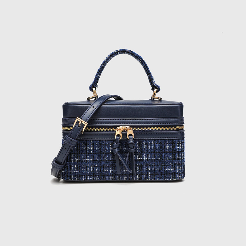 tissu en laine bleue