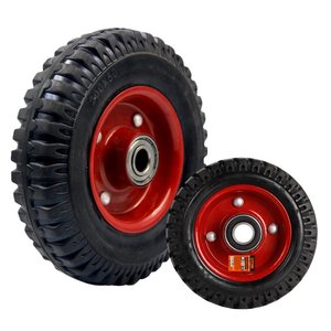 * Uscita * ruota in gomma Tubeless diametro 200mm asse 17.5mm spessore 51mm sostituzione per carrello e carriola Max 210kg - Home - Product Image 1