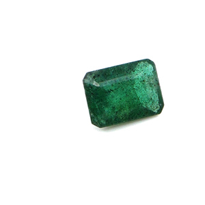 Émeraude naturelle zambienne octogonale 0,85 ct, pierre précieuse naturelle à facettes, prête à l'emploi pour la création de bijoux - Product Image 4