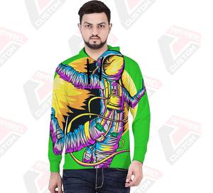 Sweat à capuche ultra confortable pour homme, 100% coton, doux, uni, personnalisable, broderie, impression numérique - Product Image 3