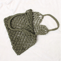 Bolso Bandolera de Playa para Mujer, Estilo Bohemio Indio, de Yute, Color Blanco, Alta Calidad, Marca PFIVE, Diseño 2024, con Cadena, Borlas y Botón