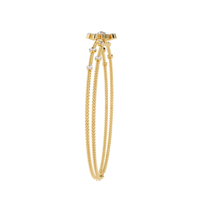 Fabulous 18K <b>Gold</b> Lab Grown Diamond Bracelet & <b>Bangle</b> Luxurious Jewelry Accessory - Product Image 3