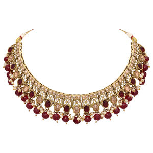 Conjunto de collares gargantilla de belleza adornada tradicional - Product Image 4