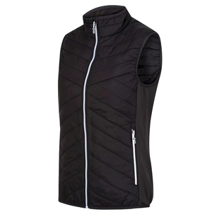 เสื้อแขนกุดคอปกตั้งสำหรับผู้หญิง, เสื้อแจ็คเก็ตผ้าฝ้ายบุนวมน้ำหนักเบา - Product Image 3