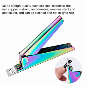 Coupe-ongles multifonctionnel à lames tranchantes en forme de U Coupe-ongles pour manucure Coupe-ongles 4.75" - Product Image 4