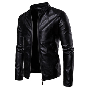Chaqueta de Cuero y Lona para Hombre, Talla Estadounidense, de Alta Calidad, Abrigo de Invierno con Forro de Piel, Impermeable, Cortavientos, Transpirable, Informal - Product Image 1