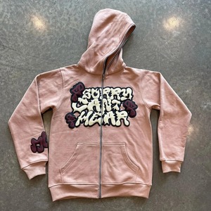 Y2K Zip Up Sudadera con capucha Harajuku Hip Hop 3D Letter Print Oversized Man Hoodi Nueva moda Casual Gothic Jacket Coats - Product Image 4