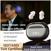 Appareil d'Amplification Auditive Numérique Sans Fil Mini OEM ODM Rechargeable CIC Intra-Auriculaire pour Personnes Âgées