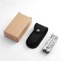 Pince multifonctionnelle pour l'extérieur 13 en 1 en acier inoxydable Camping Randonnée Pêche Multitool Pince pliante portable