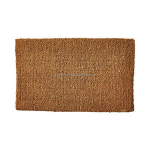 Alfombrillas Antideslizantes de Fibra de Coco Natural Tejidas y Acolchadas de PVC de 15 mm de Grosor, 40x60 cm, Alfombra de Entrada para Puerta Principal - Product Image 1