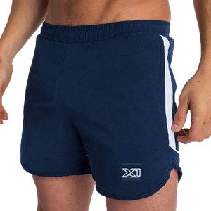 ลูกค้าต้องการโลโก้ส่วนบุคคลในราคาโรงงาน มืออาชีพเป็นเจ้าของกางเกงขาสั้นยิมผู้ชายของคุณเอง - Product Image 3