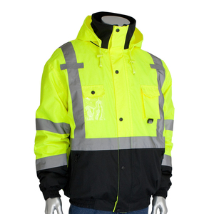 Veste de sécurité réfléchissante de construction extérieure bon marché vêtements de travail d'hiver haute visibilité pour la sécurité personnelle - Product Image 1