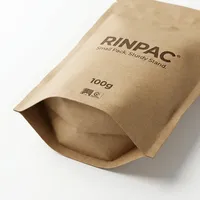 Pochette Kraft 100% Recyclable Personnalisée en Cellulose NK PBAT Haute Barrière – Fournisseur en Gros Certifié TÜV pour Kits de Dégustation de Thé
