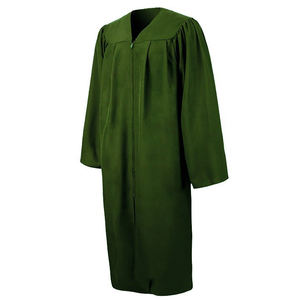 Customized Logo Printed Graduation <b>Gown</b> <b>and</b> <b>Cap</b> for Unisex School Use 100% Polyester Different Colors Breathable Design - Product Image 2