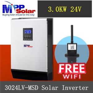 PIP3024LV-MSD + Wifi 3KW năng lượng mặt trời tinh khiết Sine Wave Single phase AC để AC biến tần 24V 110V/120V 80A MPPT Battery Charger hiệu quả 99% - Product Image 2
