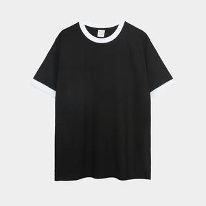 Camiseta en blanco de algodón liso a granel para imprimir camiseta en blanco Lisa impresa personalizada camiseta lisa en blanco impresa personalizada Unisex - Product Image 1