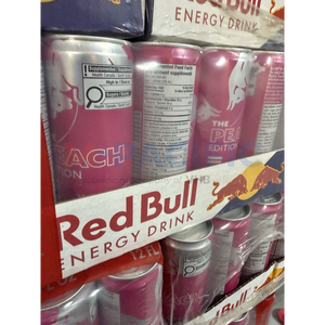 BOISSON ÉNERGISANTE REDBULL ÉDITION PÊCHE ORIGINE EUROPE 250ML - Product Image 5