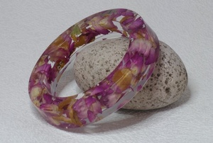 Joyería fina diseñada, pulseras y brazaletes finos, cadena fina y pulseras de eslabones, brazalete de flores de resina acrílica, joyería para - Product Image 6