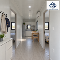 Villa Modulaire en Acier de Luxe de 40 pieds, Entièrement Meublée, Type Apple Pod House, pour Hôtels de Vacances et Locations Premium