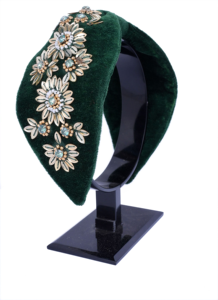 Diadema Bordada Multicolor Hecha a Mano para Mujeres y Niñas, Colección Día del Juego, Diadema en Venta - Product Image 4