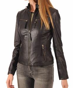 Chaqueta de invierno para exteriores Color sólido con cremallera Chaqueta de moda Ropa de invierno Mejor llegada Chaquetas transpirables para mujeres genuinas - Product Image 1