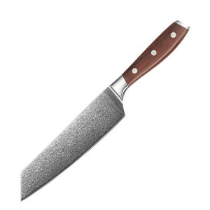 Venta al por mayor de alta calidad de 67 capas de acero al carbono de Damasco cuchillo de pan con mango de palisandro <span class=keywords><strong>cuchillos</strong></span> de cocina - Product Image 6