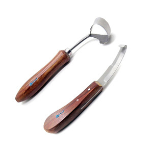 Juego de 2 uds de herramientas de herrador, cortador de pezuñas de caballos de ganado de alta calidad, cuchillo de pezuña de cabra, herramientas de poda de animales de mano, veterinaria - Product Image 5