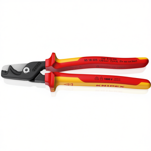 Tijeras para Cables KNIPEX 95 18 225 StepCut XL, Tijeras Aislantes con Certificación VDE y Corte Gradual de 225 mm, Producto Knipex - Product Image 3