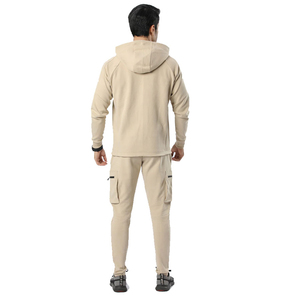 Chándal liso de otoño e invierno para hombre, diseño OEM, venta al por mayor de fábrica, ropa deportiva para entrenamiento, logotipo personalizado - Product Image 4