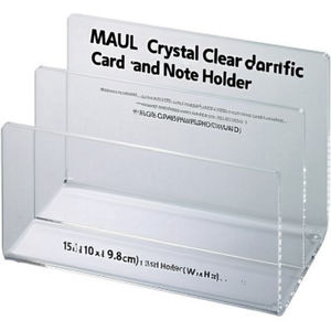 MAUL ที่ใส่การ์ดและกระดาษโน้ตอะคริลิคใส 2 ช่อง 15.1 X 10 X 9.8 ซม. (กว้าง X สูง X ลึก) - Product Image 3