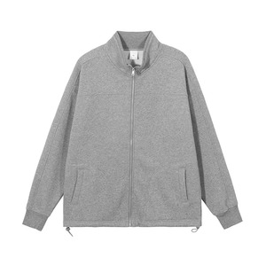 Sudadera con capucha con dobladillo suelto con cordón elástico, tela gruesa de invierno, peso pesado, impresión personalizada, diseño de costura adicional, chaqueta, sudaderas con capucha - Product Image 1