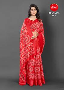 Tissu de qualité supérieure Dola Luxe Saree Design élégant pour mariages et occasions spéciales - Product Image 4