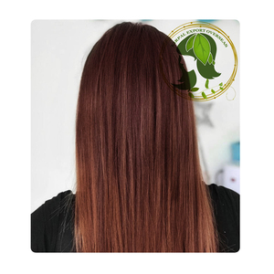 Polvo de color para el cabello castaño semipermanente orgánico natural de embalaje Premium Henna herbal personalizable con etiquetado privado - Product Image 5