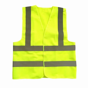 Gilet de sécurité réfléchissant jaune orange haute visibilité de qualité supérieure, conforme aux normes ANSI Classe 1 et EN ISO 20471 Classe 2, avec logo personnalisable - Product Image 6