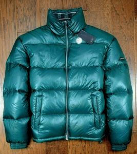 2023 New Arrival Custom Design Glossy Shinny Quilting Eco-Friendly Waterproof Polyester/Cotton Bomber Jackets for Men <b>Stand</b> - Product Image 2