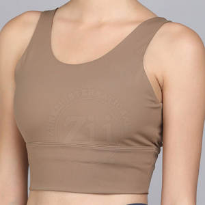 Sujetador Deportivo de Yoga Transpirable de Alta Sujeción para Mujer con Logotipo Frontal - Ropa Deportiva y de Gimnasio, Tallas Grandes Disponibles - Product Image 3